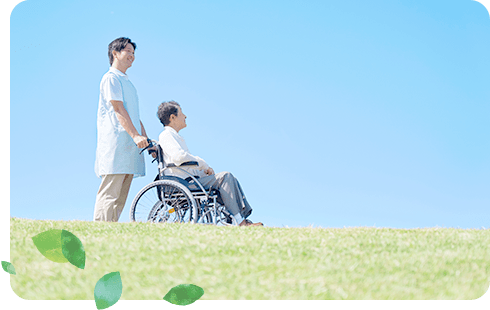 介護者と利用者のイメージ